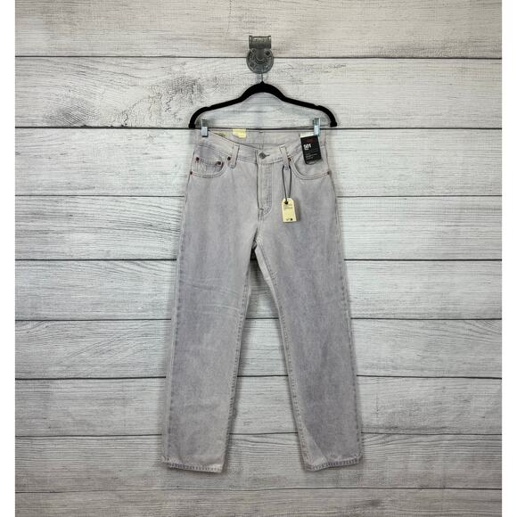 Levi's Women's 501 High Waisted Purple Washed 90's Straight Leg Jeans Size 27 - Picture 1 of 11